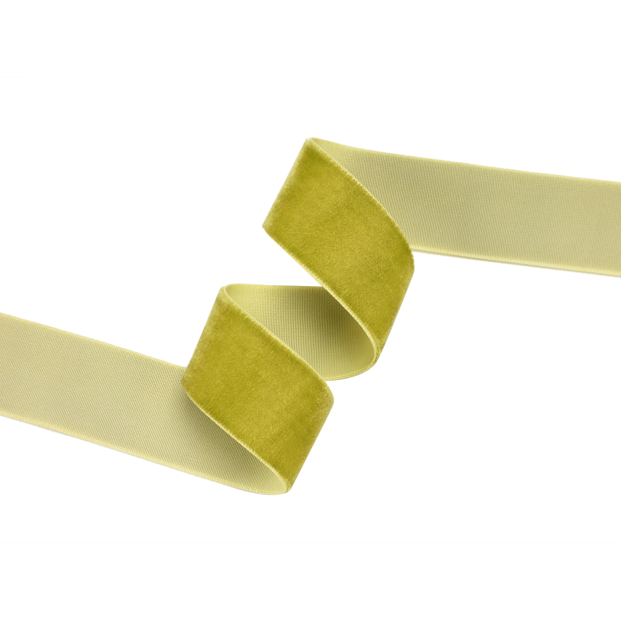 LaRibbons 1" Green Velvet Ribbon, 10 Yard Roll