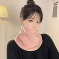 thumbnail image 4 of Neck Warmer Scarf for Woman Men Thickened Warm Neck Gaiter with Two Buttons Riding Windproof Warm Scarf, 4 of 7