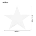 thumbnail image 2 of MECCANIXITY 96Pcs Silvery Star Cutouts Double Printed Paper Stars Decoration Cardboard Star for Classroom Wall Party Movie Night Party Supplies, 11 Inches C80, 2 of 3