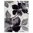 thumbnail image 5 of CAMILSON Solana Non Slip Modern Floral Indoor Area Rug Black/Grey 5x7, 5 of 8