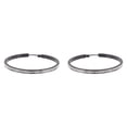 thumbnail image 4 of 1 Paire de Boucles d'Oreilles en Acier Titane Mode Femmes Boucles d'Oreilles Strass, 4 of 8