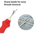 thumbnail image 5 of Jinsinto 2 Pcs Seam Sewing Ripper Set, Thread Remover Kit, Handy Stitch Ripper Sewing Tool for Opening Seams,Hems(2Pcs), 5 of 5