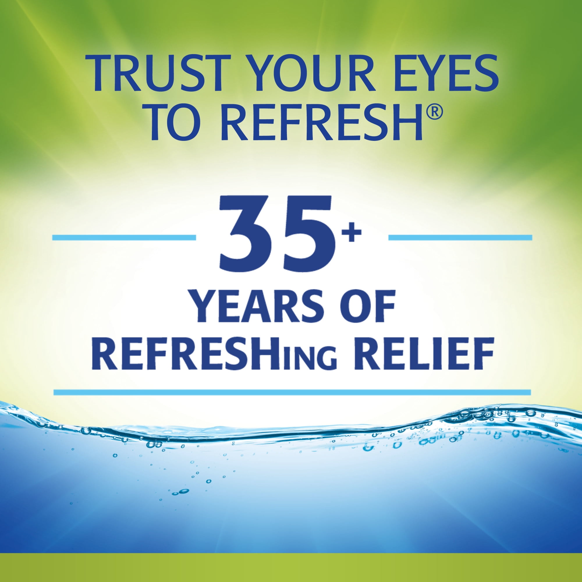 Refresh Relieva PF Preservative-Free Artificial Tears Lubricant Eye Drops, 10 ml, 2 bottles