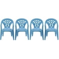 thumbnail image 3 of Children's Plastic Stacking Chair - Blue - Made in Italy, 3 of 4