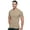 SAND, variant on Bayside BA3015 Unisex Union-Made 6.1 oz.Cotton Pocket T-Shirt