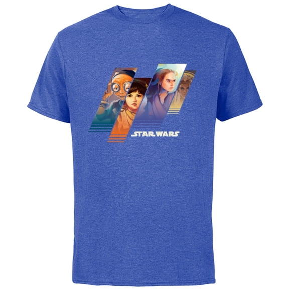 Stars Wars Maz Rose Rey and Adi Women of Star Wars - Short Sleeve Cotton T-Shirt for Adults - Customized-Royal Heather