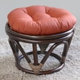 thumbnail image 2 of International Caravan Tabouret Repose-Pieds Papasan en Rotin Bali - Toffee, 2 of 3