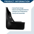thumbnail image 4 of Guardabarros Unique Bargains con accesorios de montaje para Mercedes-Benz GLA 220/200 (sin pedal) 2014-2019, guardabarros delanteros y traseros, 1 juego, 4 of 6