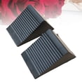 thumbnail image 5 of NUOLUX 2PCS Portable Wheel Ramp Triangle Rubber Skid Stop Wheel Chocks(Black), 5 of 6