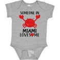 thumbnail image 3 of Inktastic Someone in Miami Loves Me Boys or Girls Baby Bodysuit, 3 of 5