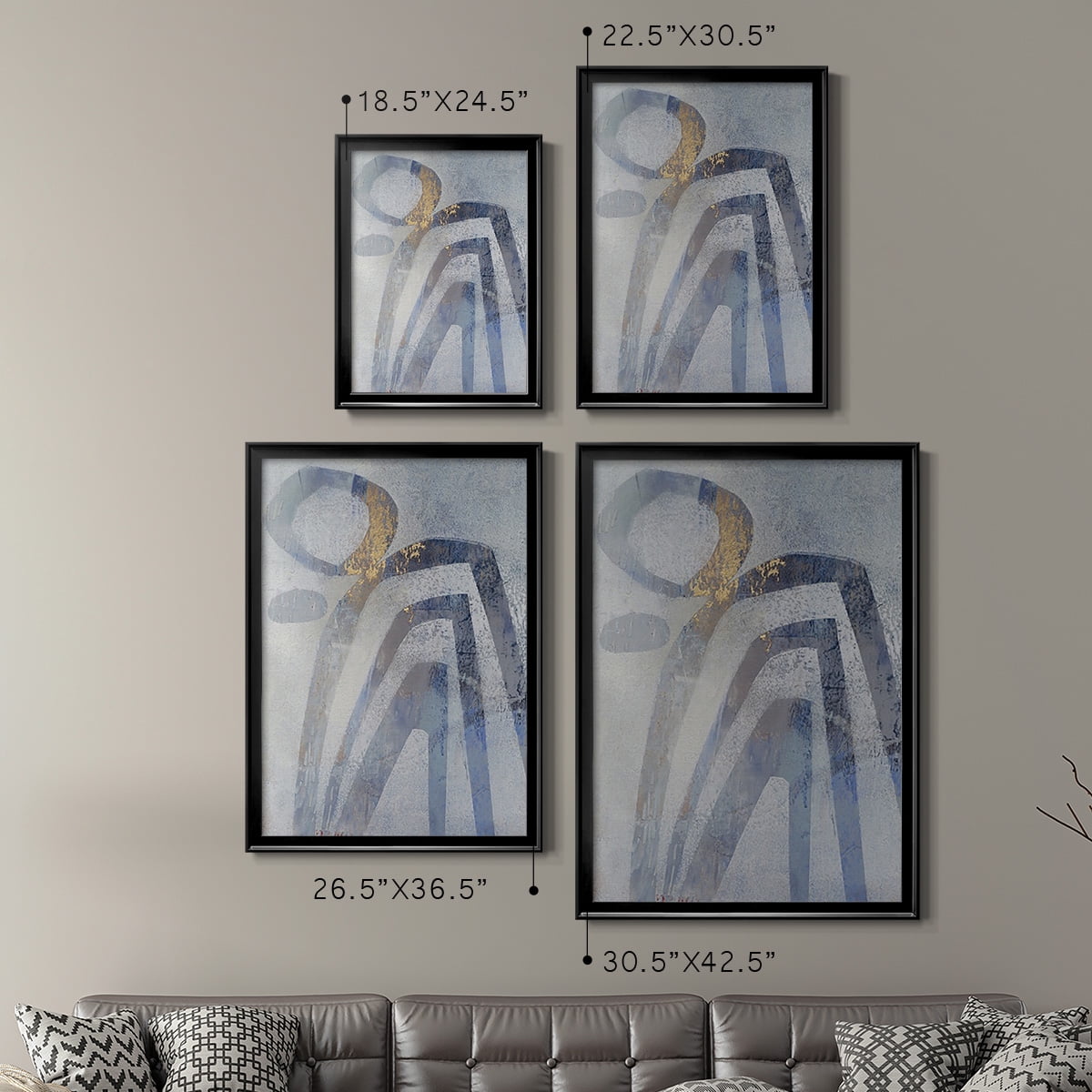 Linx IV Premium Framed Print, in Gold, Black, or Silver - Ready to Hang