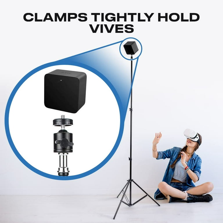 Skywin Tripod Stand HTC Compatible Sensor Stand and Base Station for Vive Sensors Oculus Rift (2-Pack) [video game] - Walmart.com