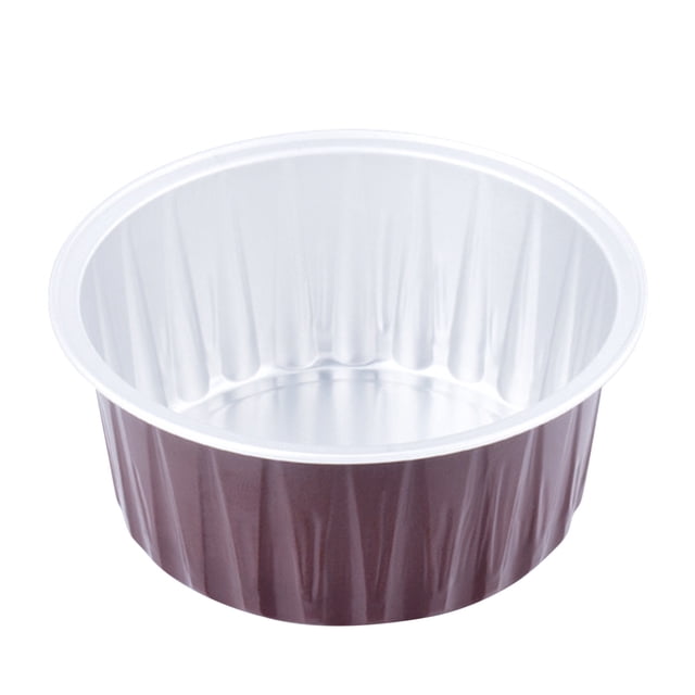 Pompotops Coupes à Cupcakes en Feuille Coupes à Cupcakes Rondes avec Couvercle, Mini Coupes à Cupcakes Coupes de Cuisson de Cuisine 100 Pcs Liquidation