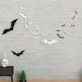 thumbnail image 3 of Halloween Wall Decals, Haunted House, Scary Ghost, Bats Wall Stickers for Living Room, Pumpkins Window Clings Stickers, Vinyl Festival Wall Decor Murals, 3 of 7