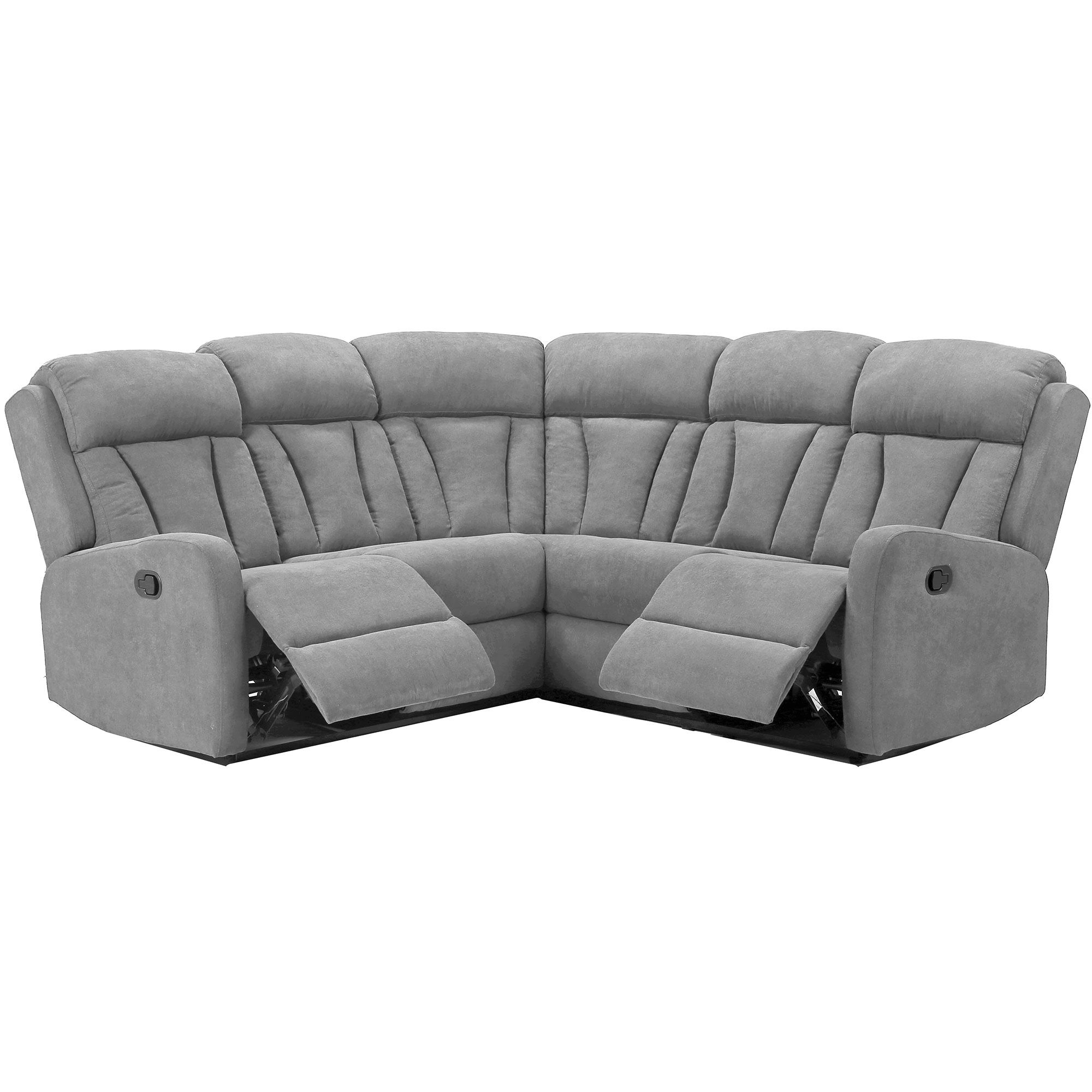 Buy Modstyle Manual Reclining Sectional Sofa Set for Living Room, Gray