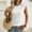White, variant on Summer Tank Tops for Women 2026 Summer Solid Color Crew Neck T Shirts Casual Loose Fit Sleeveless Standard Straps Summer Tops