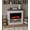 white, variant on Maxhonor Black 40" Electric Fireplace with Mantel, 3D Dynamic Flame, 750W/1500W Dual Heating, Whisper-Quiet, Open Storage, Touch & Remote Control