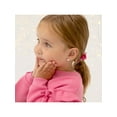 thumbnail image 3 of Detailed Heart Baby / Toddler / Kids Earrings Screw Back - Sterling Silver, 3 of 7