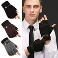 thumbnail image 3 of Riding Driving Gloves Outdoor Sport Autumn Winter Fleece Full Finger Mittens Thick Plush Women Gloves Furry Warm Mitts BLACK WOMEN, 3 of 8