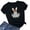 *Black, variant on ClodeEU Womens Easter Print Short Sleeve T-Shirt,Short Sleeve Grewneck Trendy Casual Tee Gray,Womens Plus S