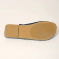 thumbnail image 5 of Samdudou Slide Sandals Open Toe Denim Fabric Toe Ring Flat Thong Summer Casual Beach Pool Ladies Vacation Style Footwear Outdoor Daily Wear Lightweight Soft Trendy Design, 5 of 9