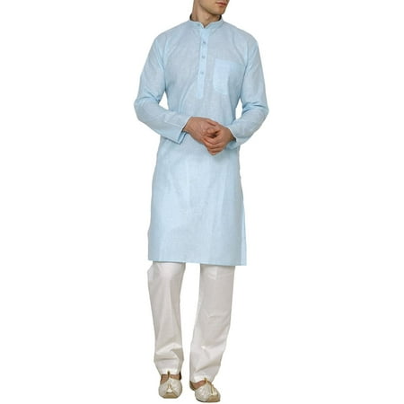 

Royal Mens Linen Cotton Kurta Pyjama Set