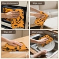 thumbnail image 5 of 4 Pcs Funny Kitchen Towels,Pumpkin Bat Halloween Pattern Microfiber Dish Towels,Kitchen Tea Towels,Kitchen Towel Set (18" X 26"), 5 of 7