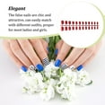 thumbnail image 3 of Nail Art Delicate Removable Artificial Tips Extension Fingernails Fashion Wraps Manicure Tools Decoration for Girls Type 34, 3 of 6