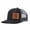 Black-gray mesh, variant on BEST Wife EVER Letter leather patch pattern, suitable for travel and fashion, outdoor mesh hat, men's breathable adjustable baseball cap
