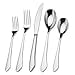 thumbnail image 3 of Silverware Set, 20-Piece Stainless Steel Flatware Set Service for 4, Mirror Polishing Tableware Cutlery Set for Home and Restaurant, Dishwasher Safe, 3 of 4
