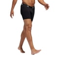 thumbnail image 4 of Calzoncillos bóxer adidas, paquete de 3 unidades, para hombre, color negro/gris/azul marino, talla L, 4 of 9