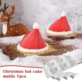 thumbnail image 2 of Decoración festiva para las fiestas, portatarjetas de porcelana con forma de gorro de Papá Noel, elegante decoración de mesa para cenas navideñas, 2 of 7