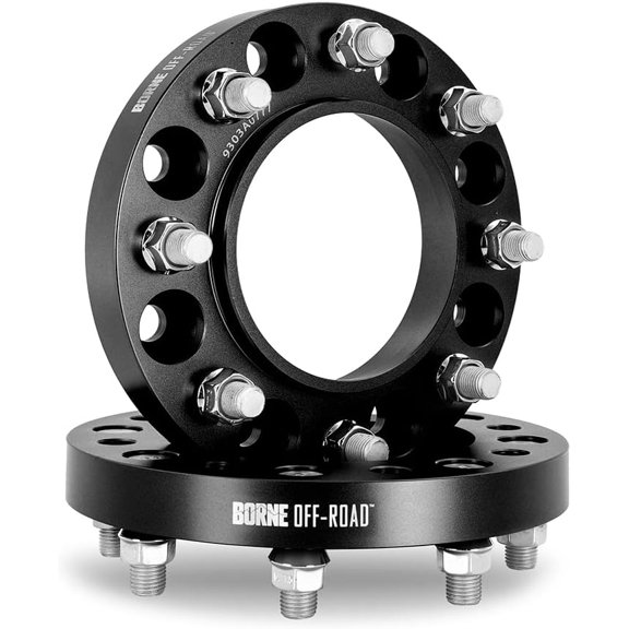 Pre-Owned Borne Off-Road Wheel Spacers 8x165.1 116.7 Center Bore M14x1.5 32mm Black