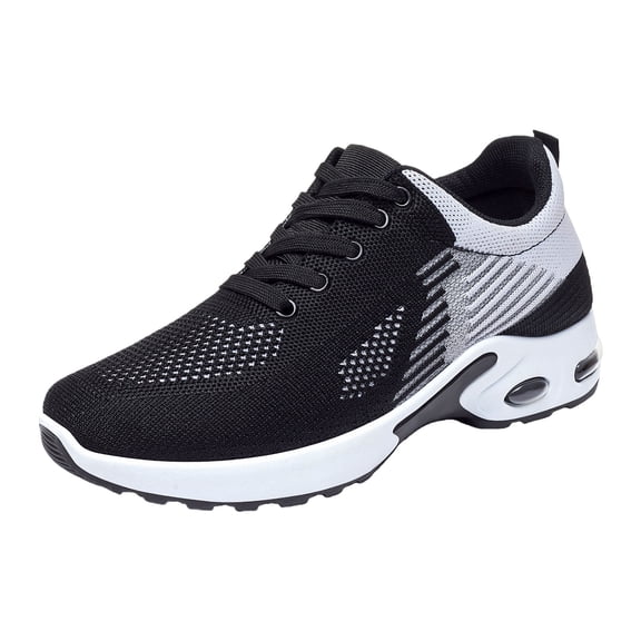 Sports Shoes for Women Walking Shoes Lightweight Breathable Mesh Air Cushion Sneaker Orthopedic Sneakers Arch Support Slip-On Shoe