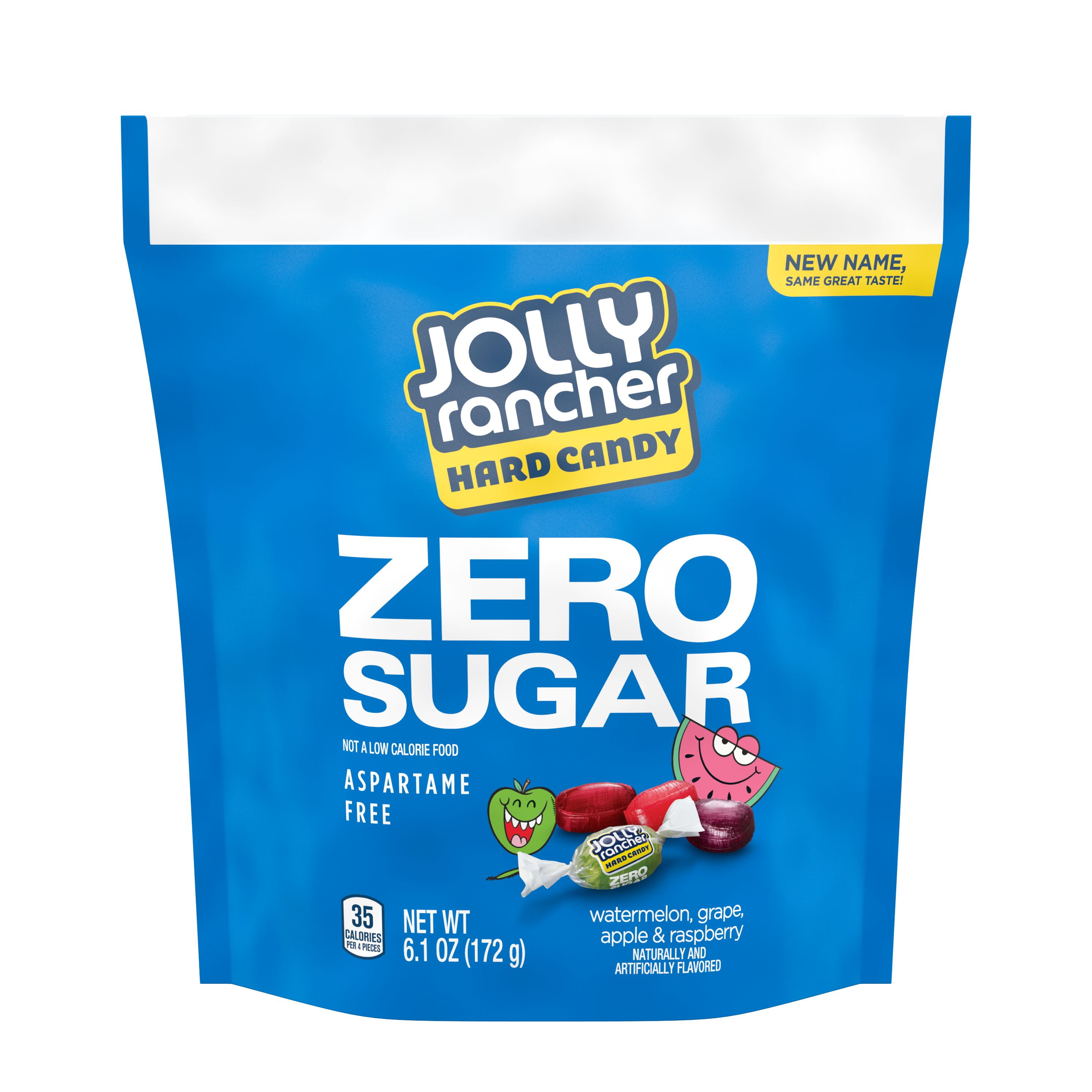 Jolly Rancher Zero Sugar Assorted Flavor Hard Candy 6 1 Oz Pouch Walmart Com