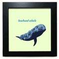 thumbnail image 1 of Océano de monodon Mesa de pared con marco cuadrado negro, 1 of 4