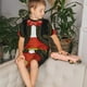 thumbnail image 4 of Balery CHARRO SUIT Conjunto de Pijama Infantil de Manga Corta con Estampado – Ropa de Dormir de Algodón Suave-3X-Large, 4 of 6