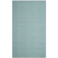 thumbnail image 5 of SAFAVIEH Montauk Terrence Geometric Diamond Cotton Area Rug, Ivory/Turquoise, 8' x 10', 5 of 10
