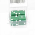 thumbnail image 2 of Green Lucky Dice with White Clovers D6 25mm (1in) Pack of 4 Wondertrail, 2 of 2