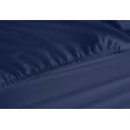 thumbnail image 6 of Lux Decor Collection Queen Bed Sheets Set, 6 Pc Microfiber Bed Sheets, Extra Deep Pocket Queen Fitted Sheet, Flat Sheet & Pillowcases, Navy Blue, 6 of 6
