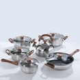thumbnail image 5 of Tebru 12 Piece Nonstick Stainless Steel Cookware Set, 5 of 12