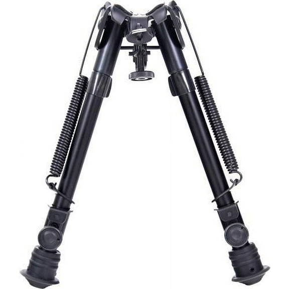 Aimtech Adjustable Heavy Duty Stud Mount Bipod, Black, 9-13in
