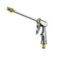 thumbnail image 3 of ZZkhGo High Pressure Adjustable Garden Hose Nozzle Metal Spray Gun Alloy and Copper Pistol Grip with Lock for Car Washing and Watering (1 Piece), 3 of 7
