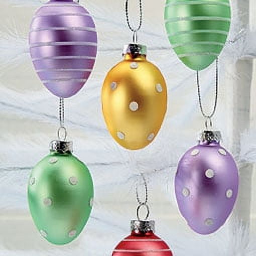 Lillian Vernon Glass Jack-o'-Lantern Halloween Ornaments - Set of