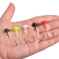 thumbnail image 5 of OROOTL Fishing Ned Rig Jig Head Hooks Kit, 25pcs Mushroom Jig Head Ned Rig Baits Hooks for Soft Lures Bass Crappie Freshwater Saltwater, 5 of 7