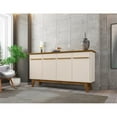 thumbnail image 2 of Pemberly Row 63"W Solid Wood Sideboard in Off White/Cinnamon, 2 of 11