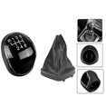 thumbnail image 3 of 6 Speed Leather Gear Shift Knob Shift Lever Gaitor Boot Cover for ford mondeo mk4 (2007-2014), 3 of 5