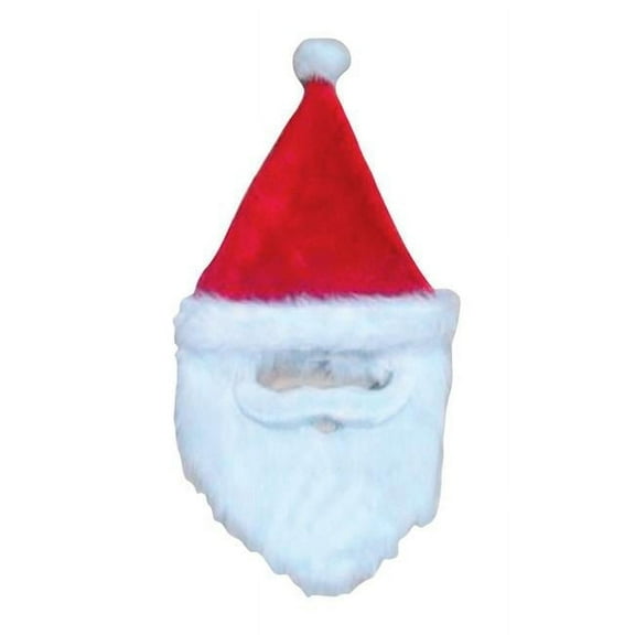 Dyno 9749920 Bearded Santa Hat Red Polyester Case - Pack of 6