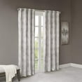 thumbnail image 2 of Total Blackout Victorio Printed Jacquard Grommet Curtain Panel, 50x95, Grey, 2 of 4