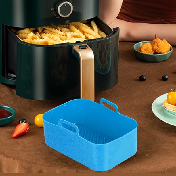 Cojín para freidora de aire, utensilios de cocina para hornear, silicona para Ninja Dz201 Foodi 8qt, 2 uds.